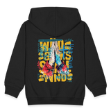 Perseus, Beten, 1st | Kinder Zip Hoodie - Schwarz