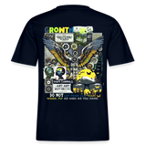 Lugh , Engel, 1st | Essential, Relaxed Fit Unisex Bio T-Shirt - Navy
