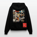 Hekatean, Sternzeichen, 1st | Heavyweight Oversized Bio Zip Hoodie, Unisex - SOLID BLACK