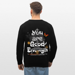 Anubis, Baum, 1st | Roller, Unisex Bio-Sweatshirt - Schwarz