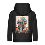 Zephiron, Schloss, 1st | Kinder Zip Hoodie - Schwarz