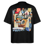 Seraphion2, Gesichter, 1st | Blaster, Oversize Bio T-Shirt, Unisex - Schwarz