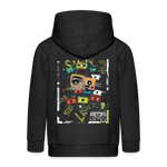Shahzada, Kassetten, 1st | Kinder Zip Hoodie - Schwarz