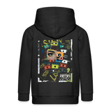 Shahzada, Kassetten, 1st | Kinder Zip Hoodie - Schwarz