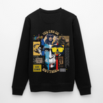 Xurjin, Affe, 1st | Roller, Unisex Bio-Sweatshirt - Schwarz