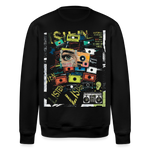 Shahzada, Kassetten, 1st | Roller, Unisex Bio-Sweatshirt - Schwarz