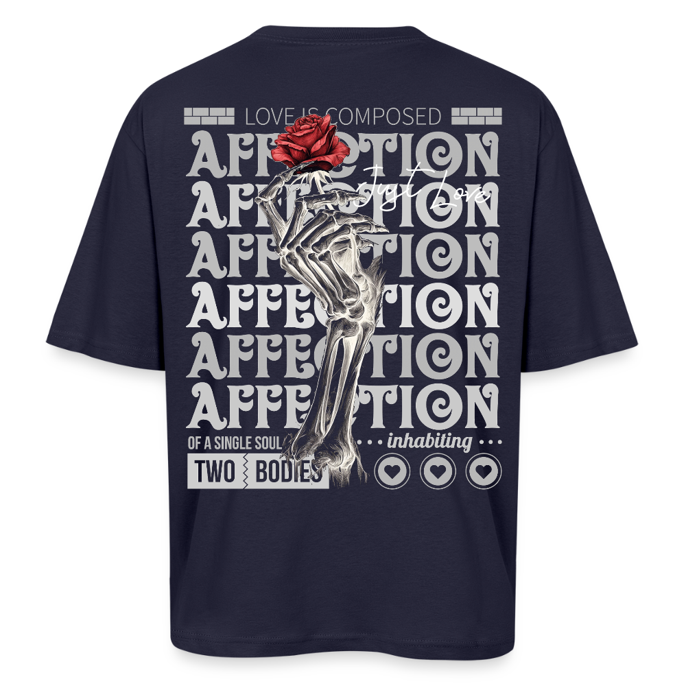 Zeusun, Rose, 1st | Breezy, Oversized Unisex T-Shirt - Navy