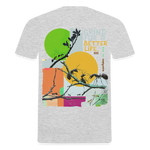 Männer T-Shirt - Grau meliert