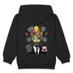 Dandan, Glühbirne, 1st | Kinder Zip Hoodie - Schwarz
