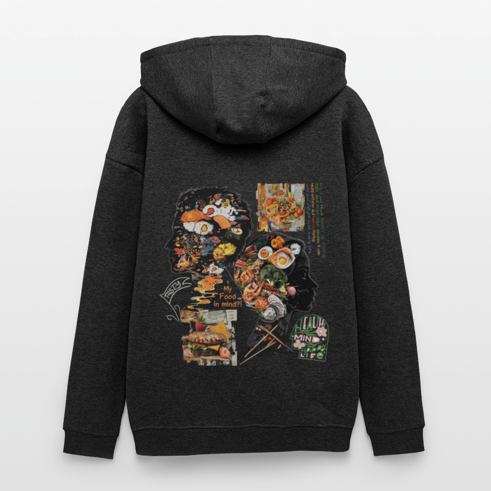 Atalantan, Essen, 1st | Freshhood, Oversized Unisex Hoodie - Anthrazit