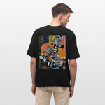 Aresia, Zebra, 1st | Blaster, Oversize Bio T-Shirt, Unisex - Schwarz