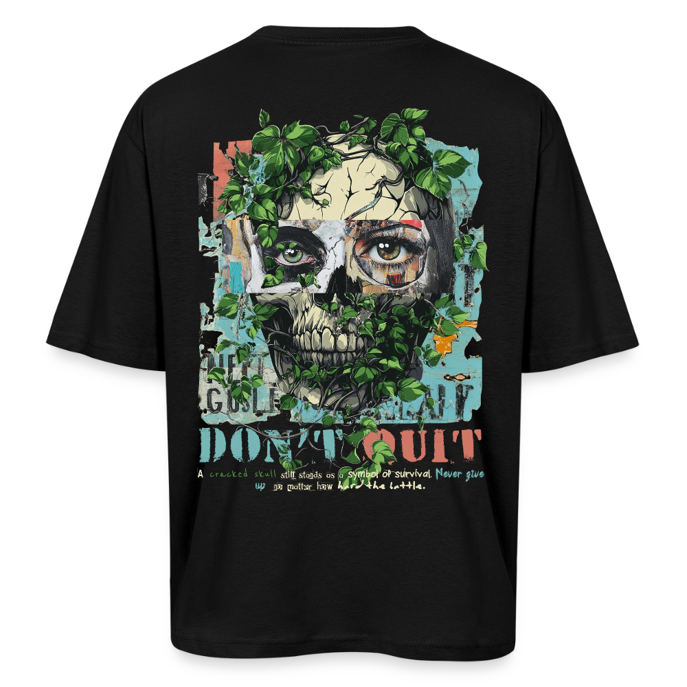 Persephi, Totenkopf, 1st | Breezy, Oversized Unisex T-Shirt - Schwarz