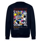 Shennong, Augen, 1st | Roller, Unisex Bio-Sweatshirt - Navy