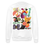 Xerathis, Obst, 1st | Roller, Unisex Bio-Sweatshirt - Weiß