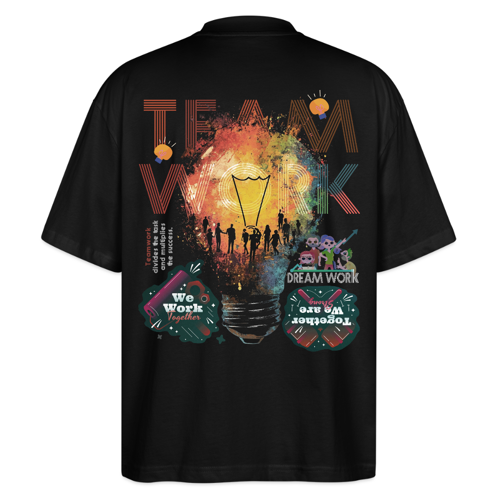 Inari, Glühbirne, 1st | Blaster, Oversize Bio T-Shirt, Unisex - Schwarz