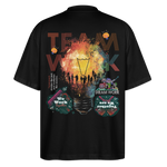 Inari, Glühbirne, 1st | Blaster, Oversize Bio T-Shirt, Unisex - Schwarz