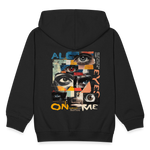 Hachiman, Augen, 1st | Kinder Zip Hoodie - Schwarz
