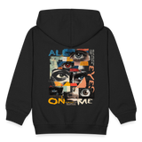 Hachiman, Augen, 1st | Kinder Zip Hoodie - Schwarz