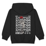 Zeusun, Rose, 1st | Kinder Zip Hoodie - Schwarz