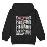 Zeusun, Rose, 1st | Kinder Zip Hoodie - Schwarz