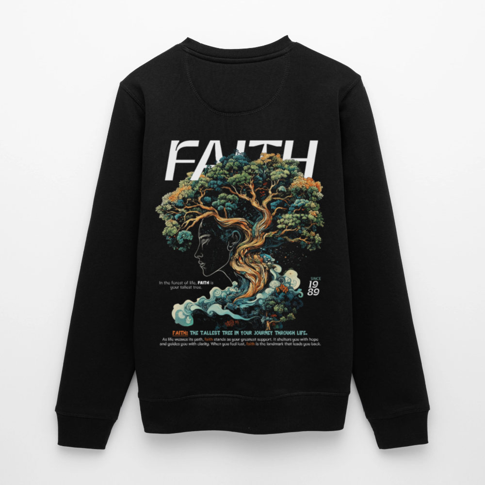 Hades, Baum, 1st | Roller, Unisex Bio-Sweatshirt - Schwarz