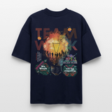Inari, Glühbirne, 1st | Blaster, Oversize Bio T-Shirt, Unisex - Navy