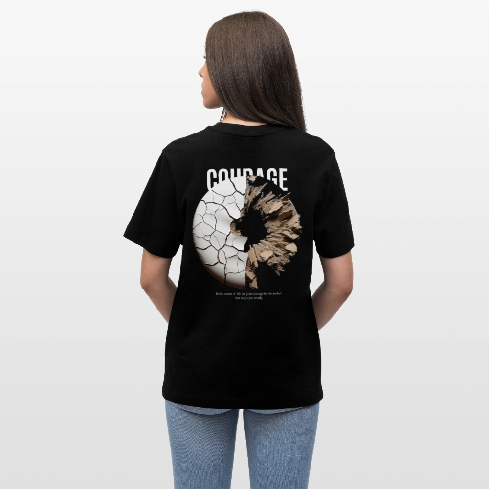 Şêwqî, Donut, 1st | Essential, Relaxed Fit Unisex Bio T-Shirt - Schwarz