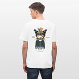 Siriothis, Schmetterling, 1st | Essential, Relaxed Fit Unisex Bio T-Shirt - Weiß