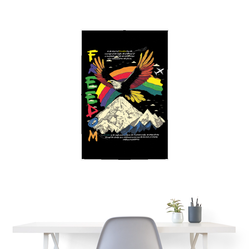 Susanoo, Adler, 1st | Poster 60x90 cm - Weiß