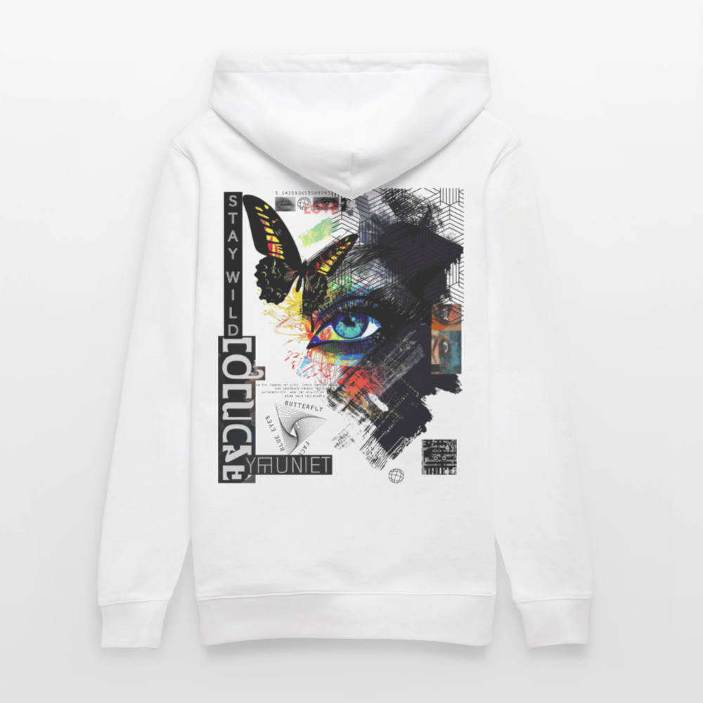 Eldorwyn, Auge, 1st | Cruiser, Unisex Bio-Hoodie - Weiß
