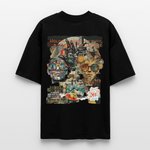 Huitzilopochtli, Gesichter, 1st | Blaster, Oversize Bio T-Shirt, Unisex - Schwarz