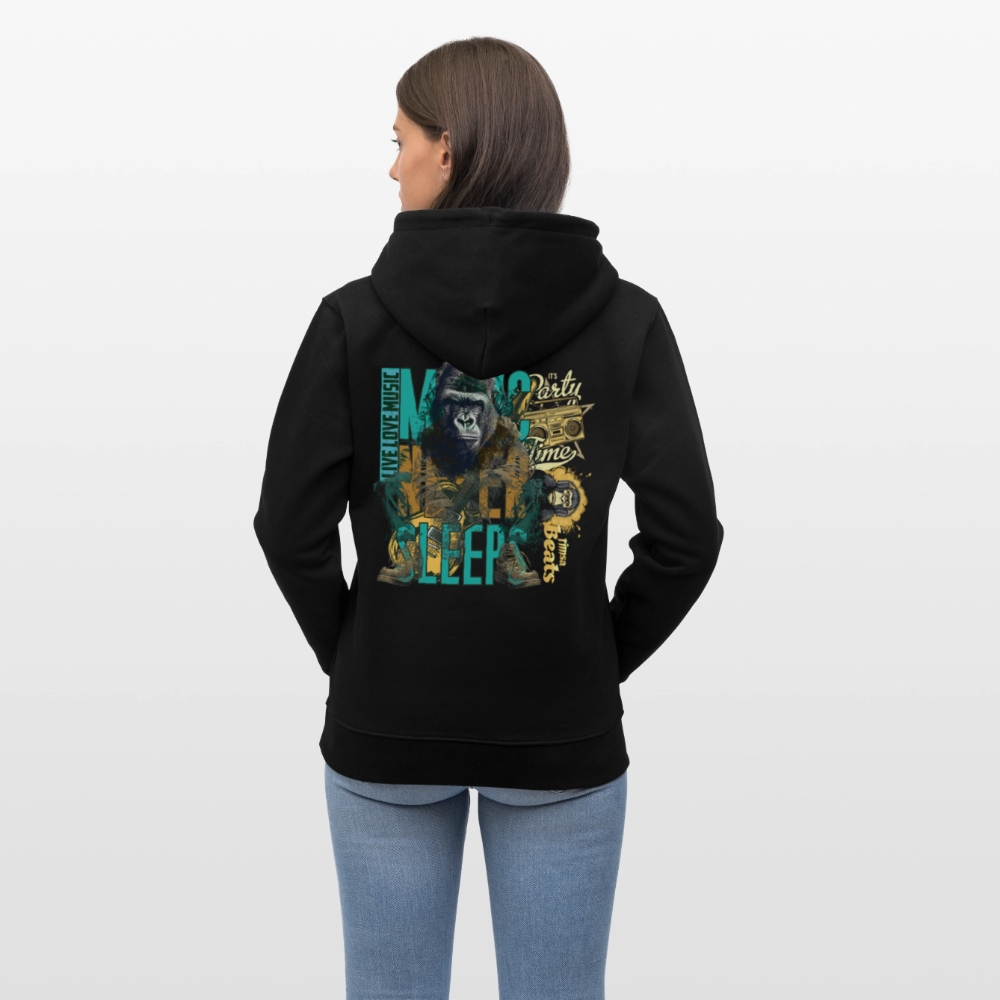 Herakles, Gorilla, 1st | Cruiser, Unisex Bio-Hoodie - Schwarz