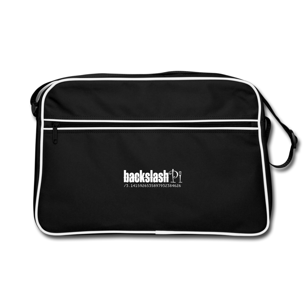 Retro Tasche - Schwarz/Weiß