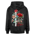 Loreley, Rose, 1st | Freshhood, Oversized Unisex Hoodie - Anthrazit