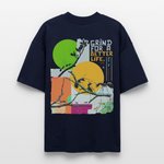 Draganis2, Ameisen, 1st | Blaster, Oversize Bio T-Shirt, Unisex - Navy