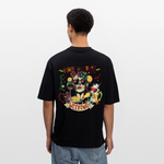 Ruh, Trauben, 1st | Breezy, Oversized Unisex T-Shirt - Schwarz