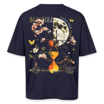 Tsukuyomi, Sanduhr, 1st | Breezy, Oversized Unisex T-Shirt - Navy