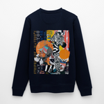 Aresia, Zebra, 1st | Roller, Unisex Bio-Sweatshirt - Navy