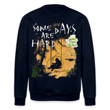 Amphionan, Palmen, 1st | Roller, Unisex Bio-Sweatshirt - Navy