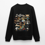 Tritonan, Kaffee, 1st | Roller, Unisex Bio-Sweatshirt - Schwarz