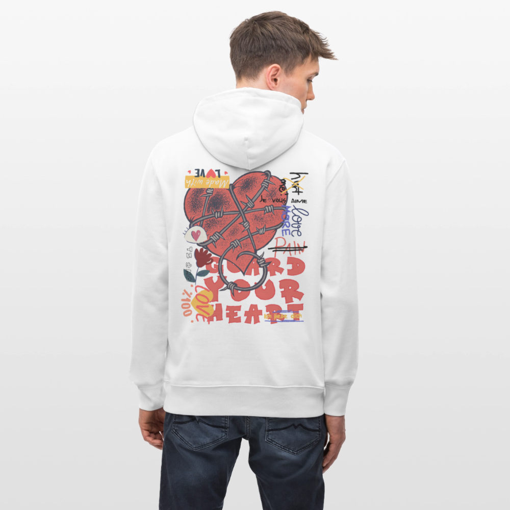Orvandir, Herz, 1st | Cruiser, Unisex Bio-Hoodie - Weiß