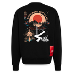 Tiamat , Wandern, 1st | Heavyweight Oversized Bio Sweater, Unisex - SOLID BLACK