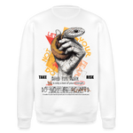 Eldamar, Schlange, 1st | Roller, Unisex Bio-Sweatshirt - Weiß