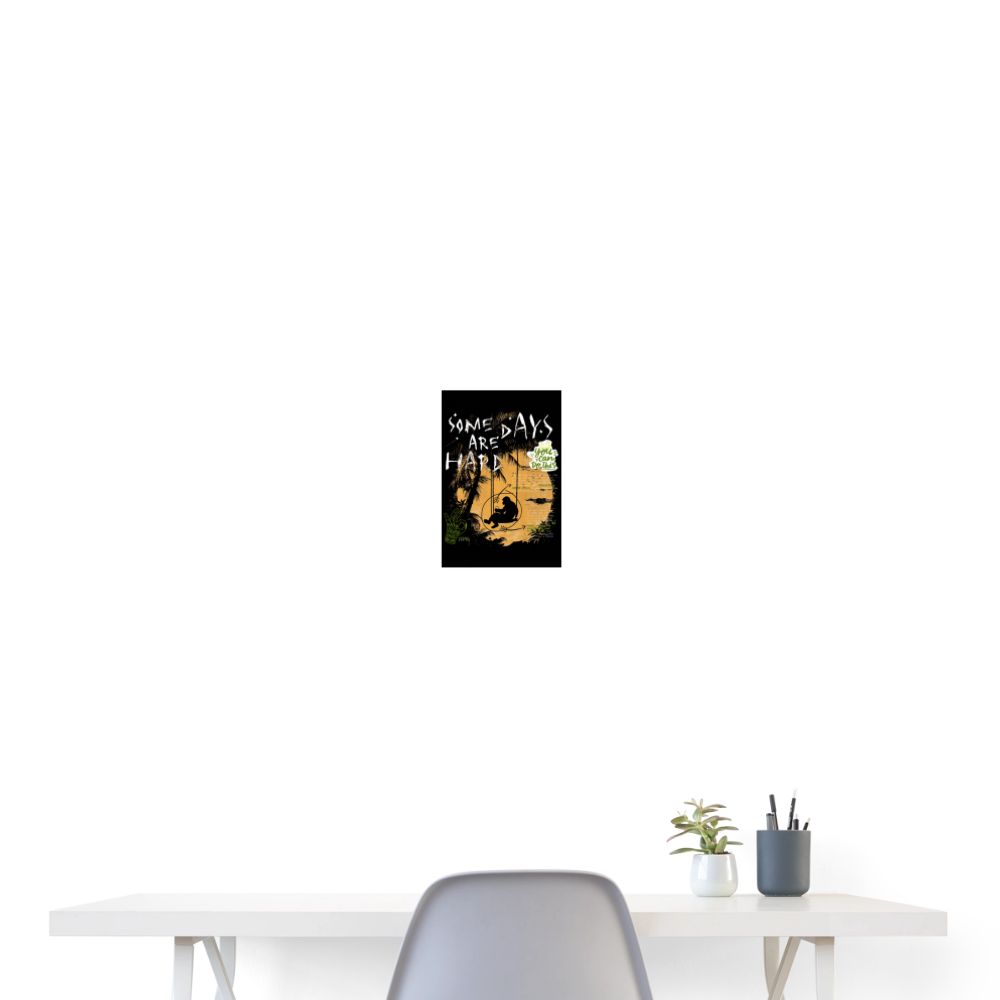 Amphionan, Palmen, 1st | Poster 20x30 cm - Weiß
