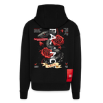 Hephani, Schlange, 1st | Heavyweight Oversized Bio Zip Hoodie, Unisex - SOLID BLACK