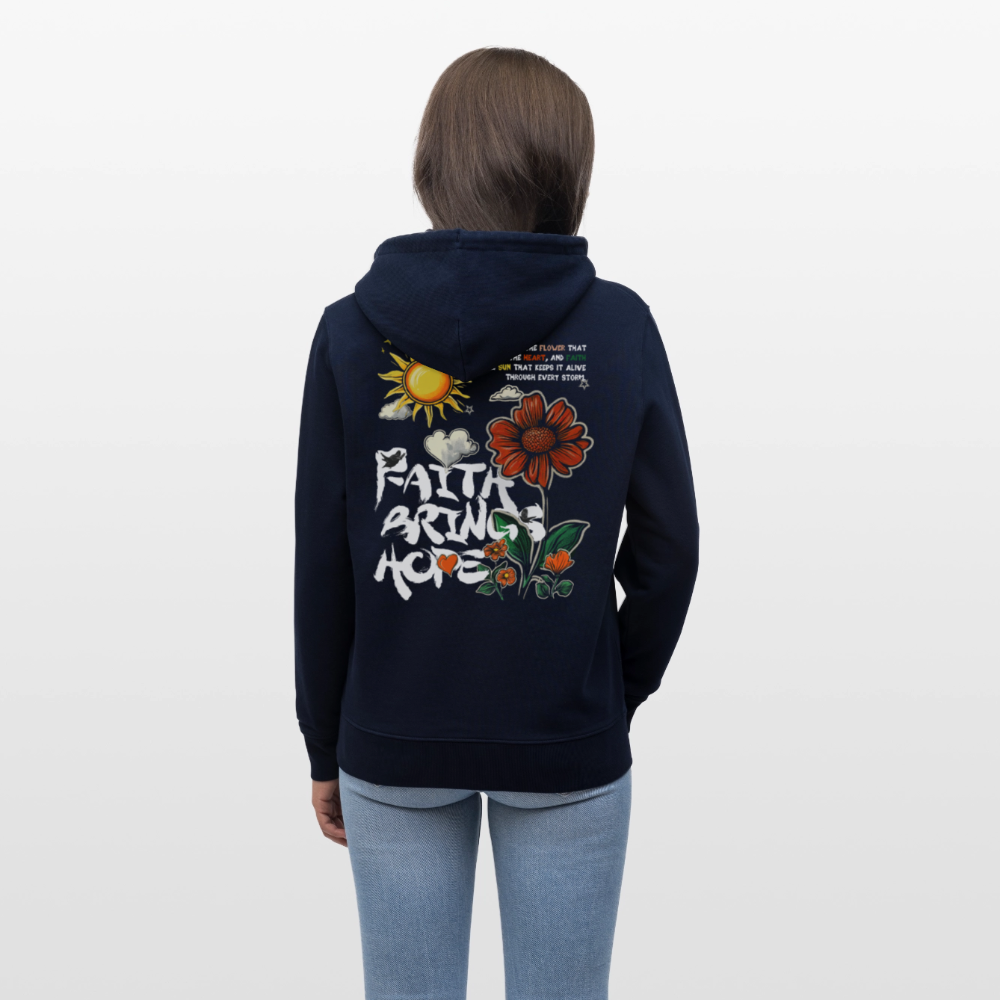 Odin , Blume, 1st | Cruiser, Unisex Bio-Hoodie - Navy