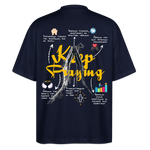 Maian, Beten, 1st | Blaster, Oversize Bio T-Shirt, Unisex - Navy