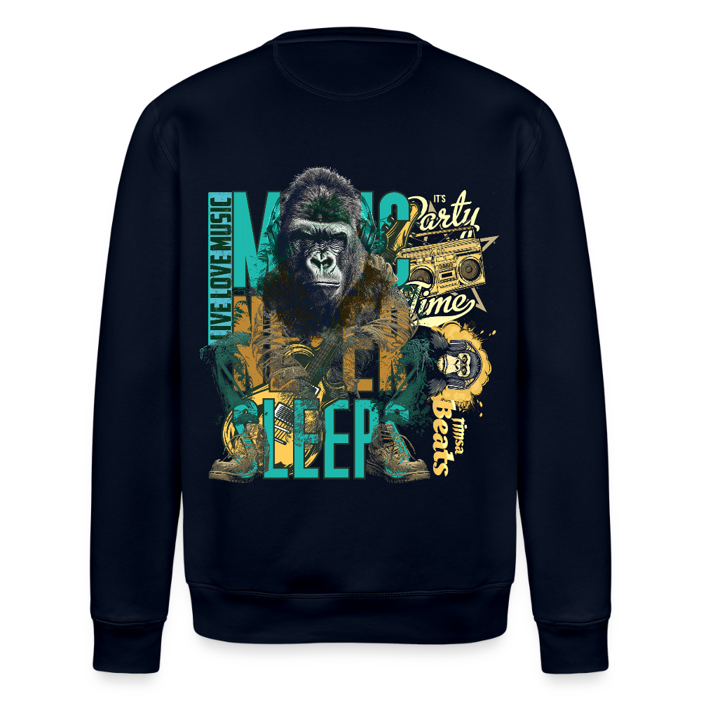 Herakles, Gorilla, 1st | Roller, Unisex Bio-Sweatshirt - Navy
