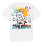 Noctharius, Malen, 1st | Kinder Bio T-Shirt - Weiß