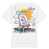 Noctharius, Malen, 1st | Kinder Bio T-Shirt - Weiß